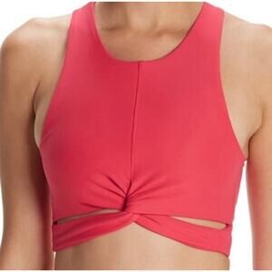 Spiritual Gangster Pink Cutout‎ Front Sports Bra Medium